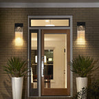 2-Pack Outdoor Waterproof LED Crystal Wall Lamp