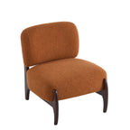 25.5" Modern Soft Boucle Lounge Accent Chair with Solid Wood Frame
