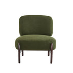 25.5" Modern Soft Boucle Lounge Accent Chair with Solid Wood Frame