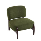 25.5" Modern Soft Boucle Lounge Accent Chair with Solid Wood Frame