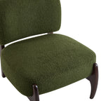 25.5" Modern Soft Boucle Lounge Accent Chair with Solid Wood Frame