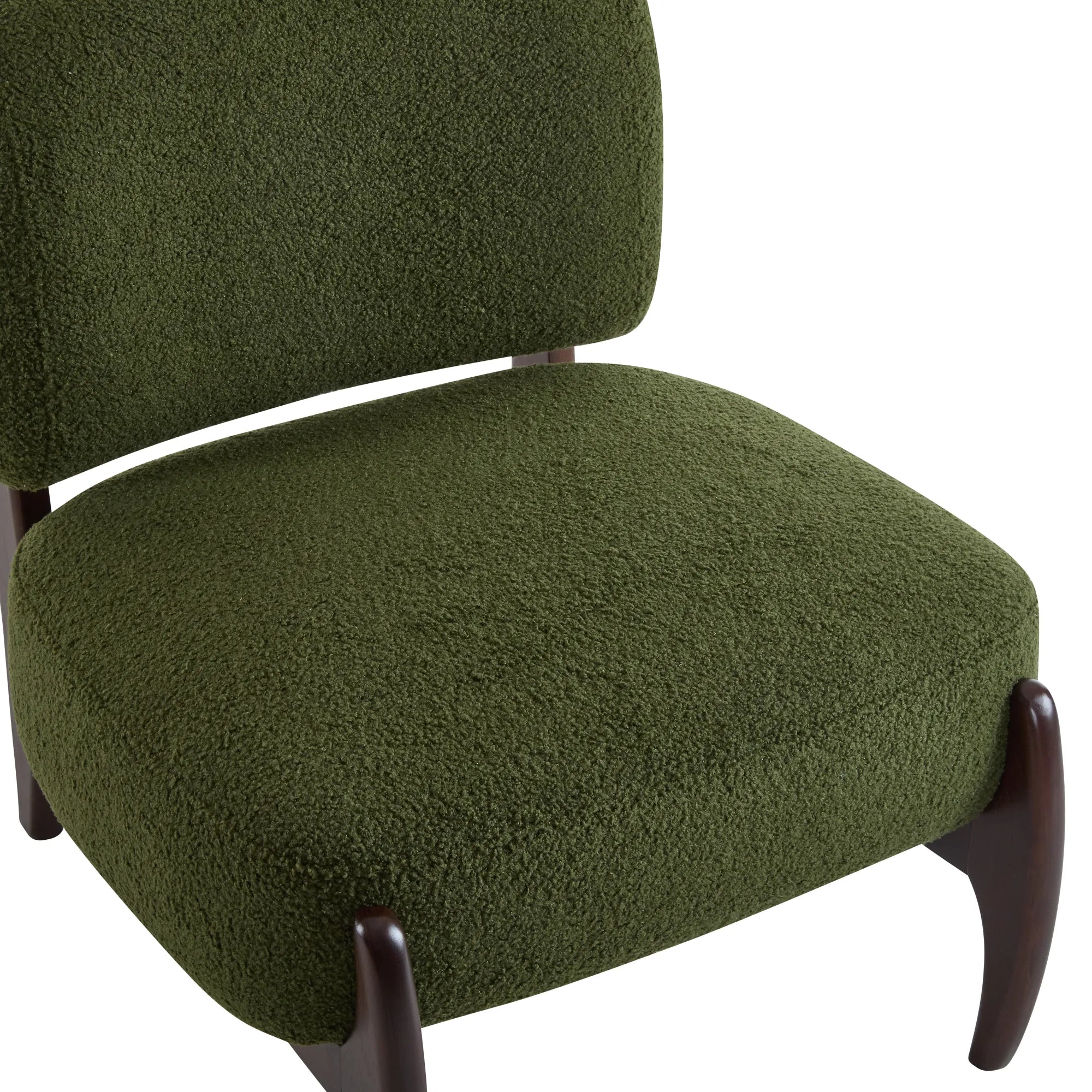 25.5" Modern Soft Boucle Lounge Accent Chair with Solid Wood Frame