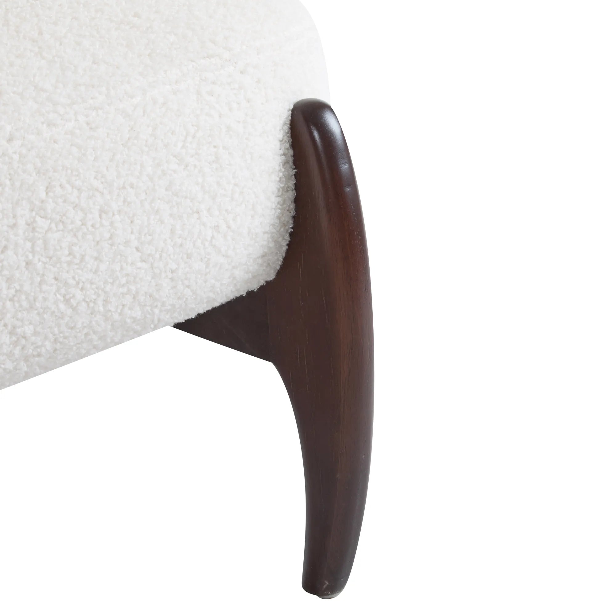25.5" Modern Soft Boucle Lounge Accent Chair with Solid Wood Frame