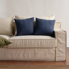 2 Pc Quilted Throw Pillow Cover Set