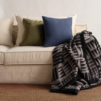 2 Pc Quilted Throw Pillow Cover Set