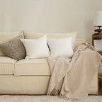 2 Pc Quilted Throw Pillow Cover Set