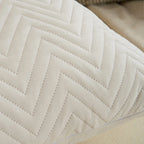 2 Pc Quilted Throw Pillow Cover Set