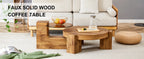 2 Pieces Detachable Modern Coffee Table Side Table Set
