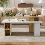 2 Pieces Farmhouse Nesting Coffee Table Set