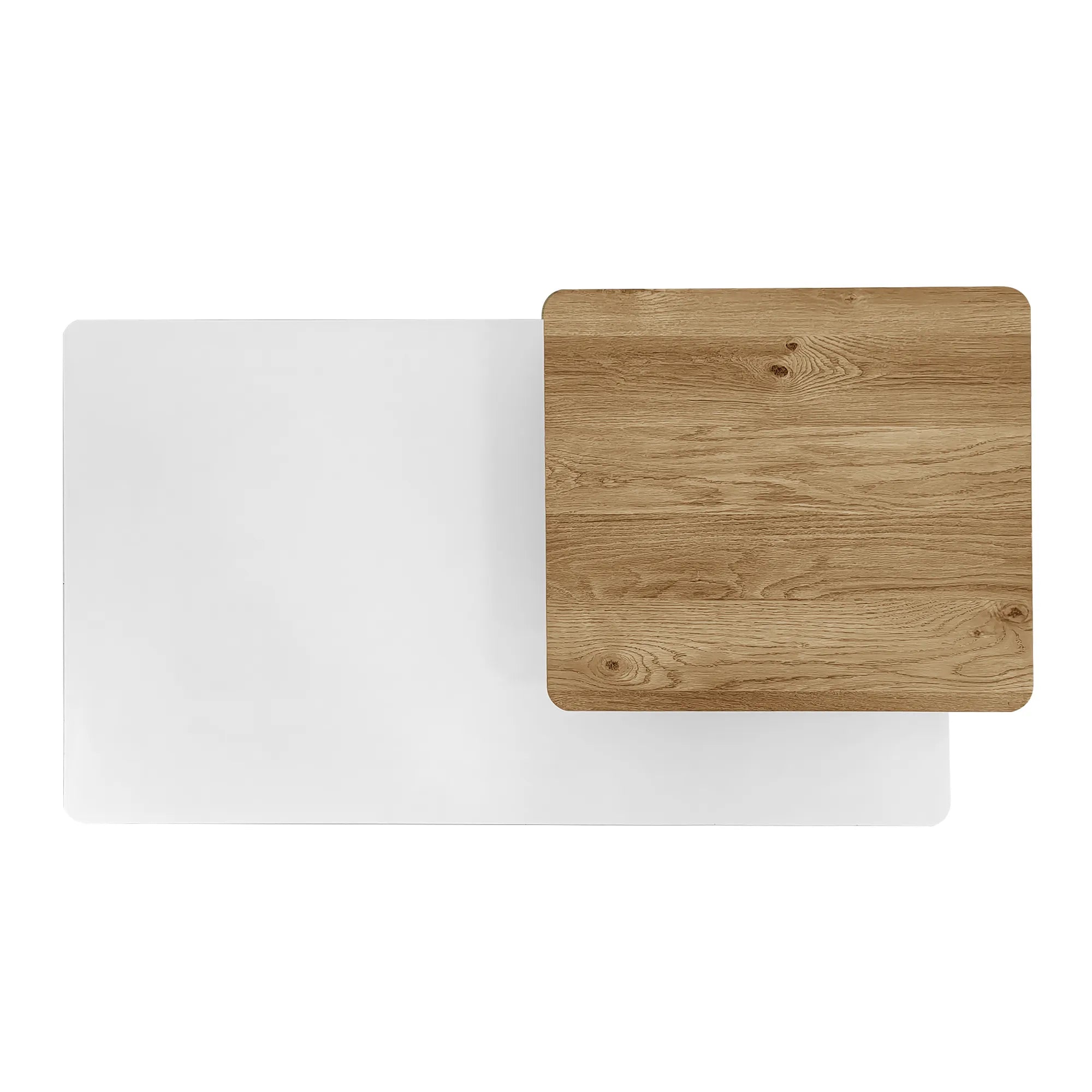 2 Pieces Farmhouse Nesting Coffee Table Set