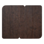 2 Pieces Modern Minimalist Rectangle Coffee Table Set