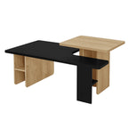 2 Pieces Farmhouse Nesting Coffee Table Set
