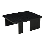 2 Pieces Modern Minimalist Rectangle Coffee Table Set