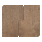 2 Pieces Modern Minimalist Rectangle Coffee Table Set