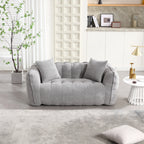 2 Seater Soft Beanbag Sofa Chair with High Resilience Foam
