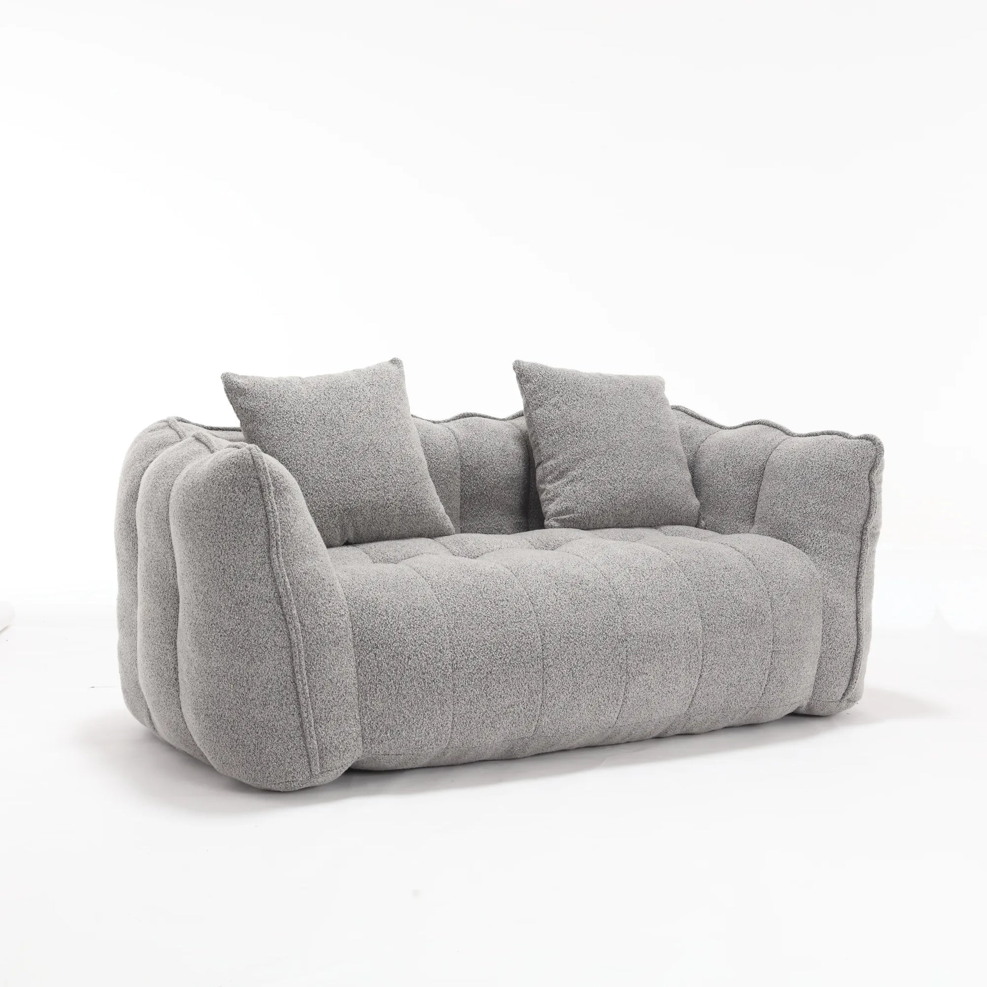 2 Seater Soft Beanbag Sofa Chair with High Resilience Foam