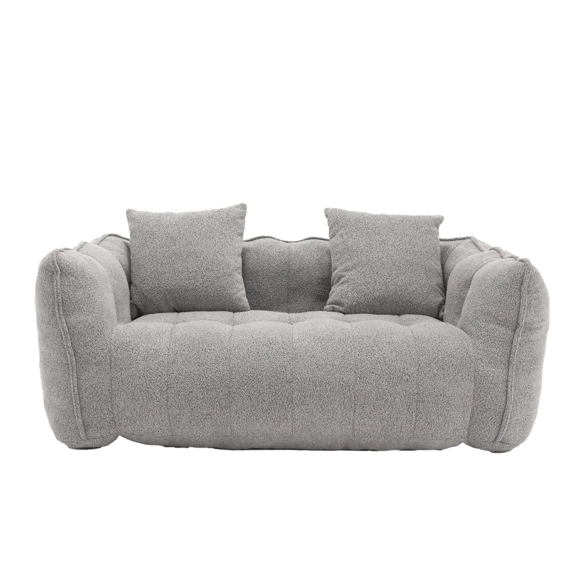 2 Seater Soft Beanbag Sofa Chair with High Resilience Foam