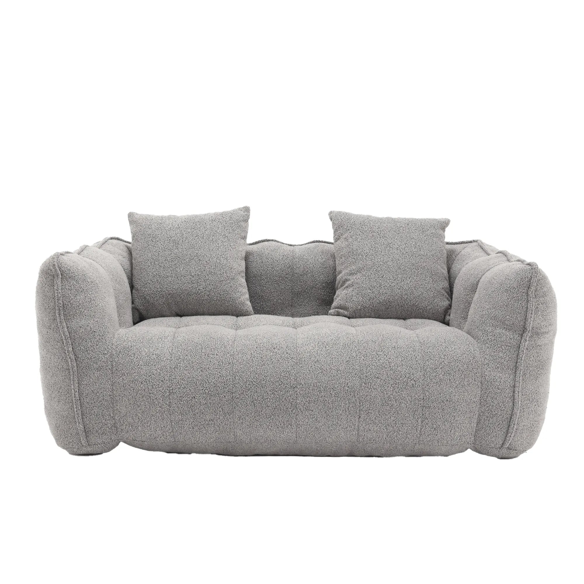 2 Seater Soft Beanbag Sofa Chair with High Resilience Foam