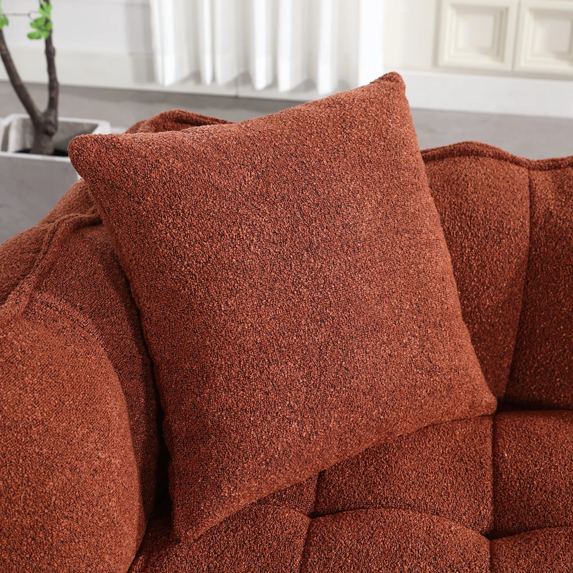 2 Seater Soft Beanbag Sofa Chair with High Resilience Foam
