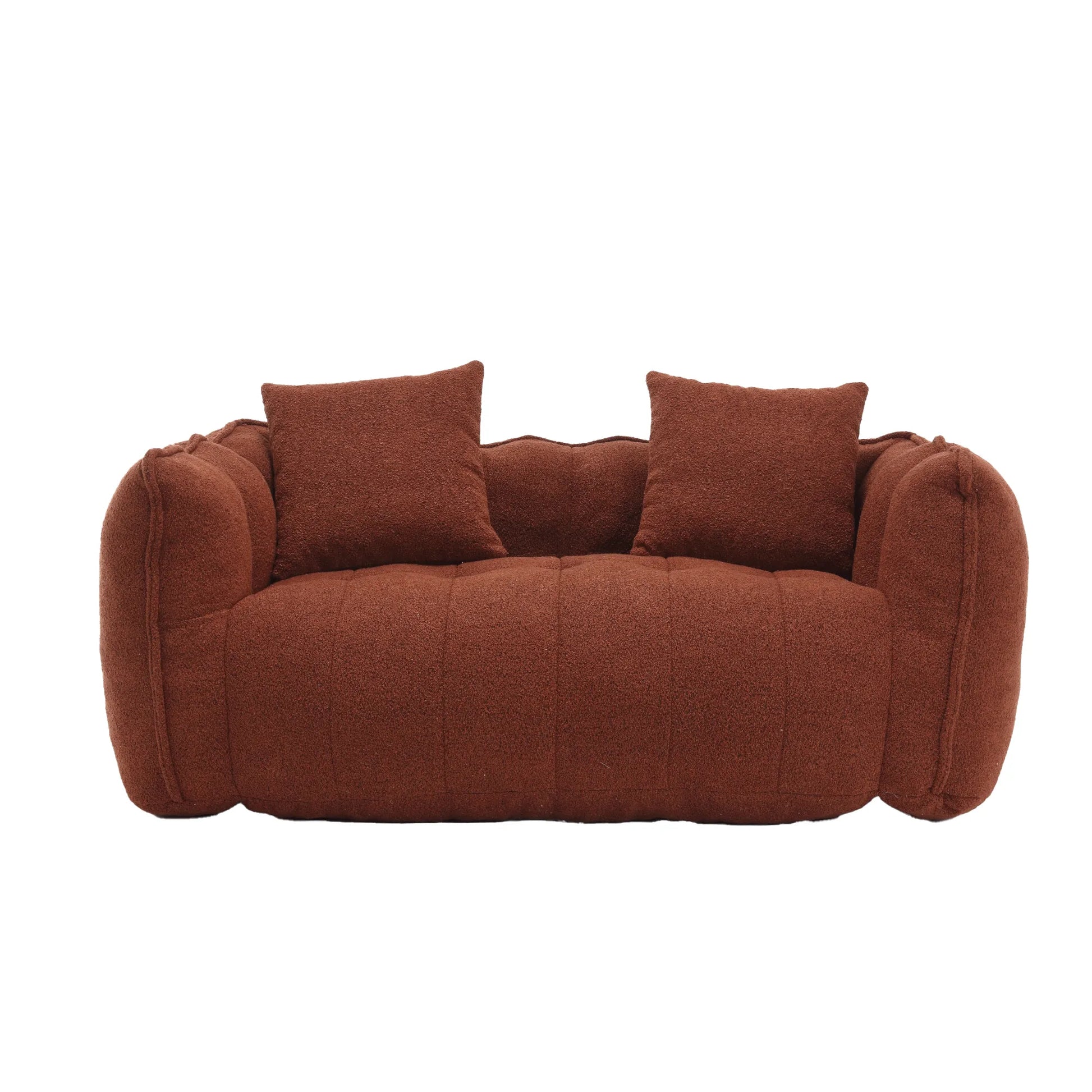 2 Seater Soft Beanbag Sofa Chair with High Resilience Foam