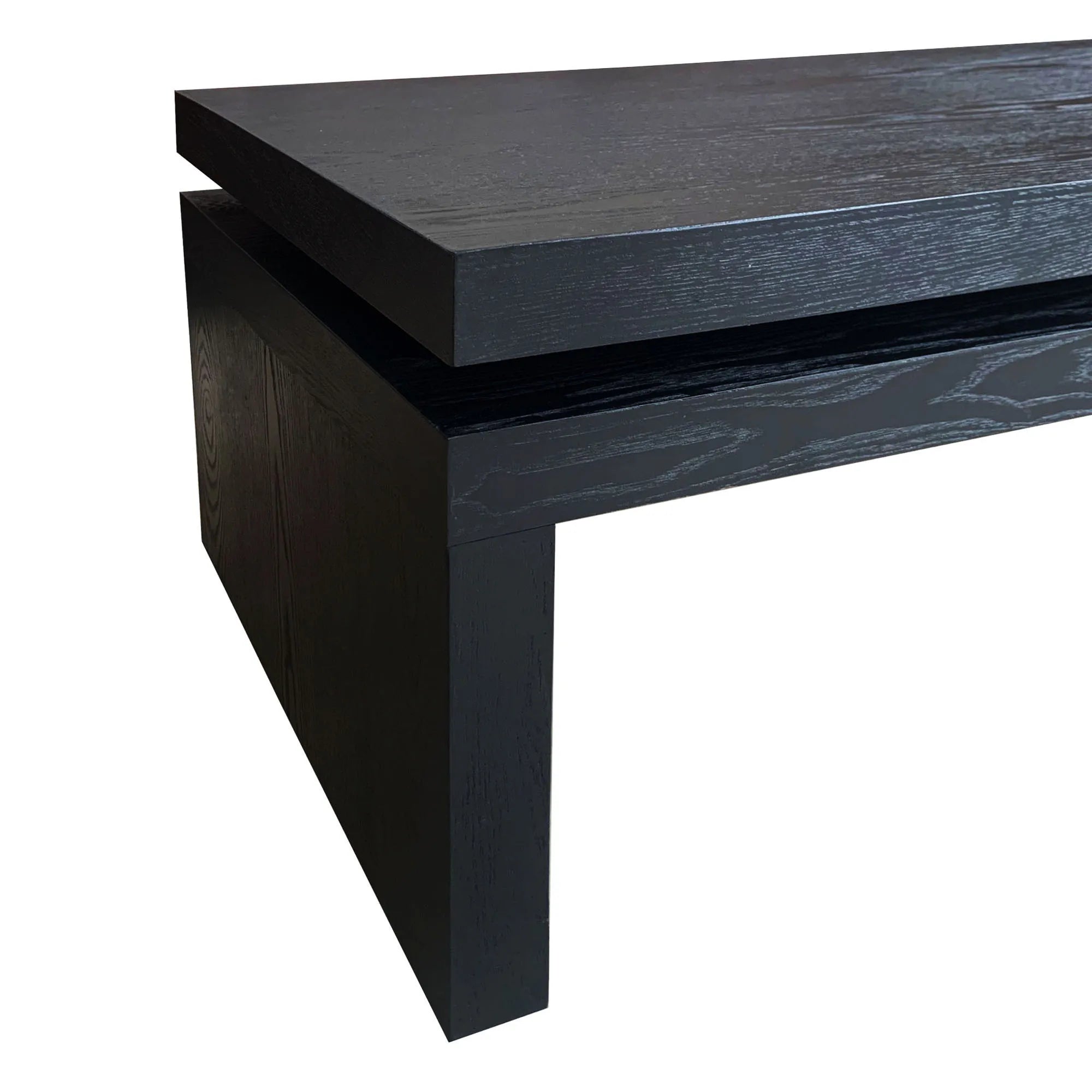 2 Tier Rustic Farmhouse Natural Wood Coffee Table