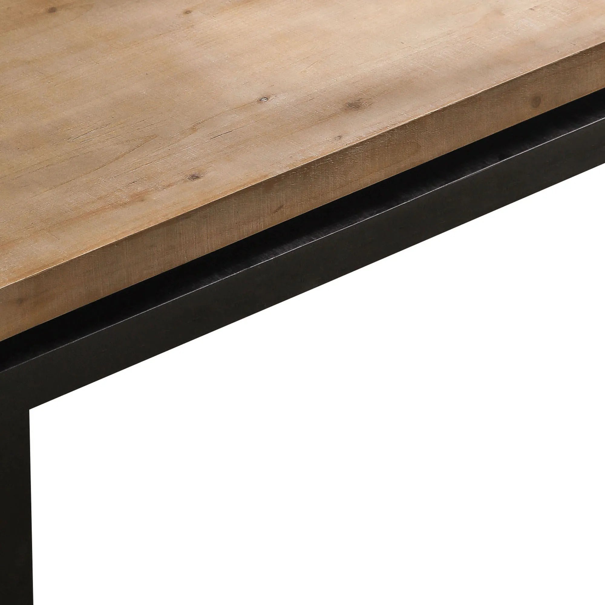 2 Tier Rustic Farmhouse Natural Wood Coffee Table