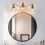 3-Light Vintage Gold Wall Sconce