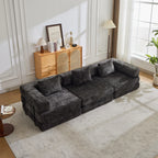 3-Seat Modular Convertible Floor Sofa Bed