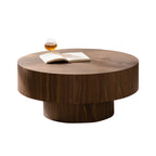 30.5” Round Walnut Coffee Table