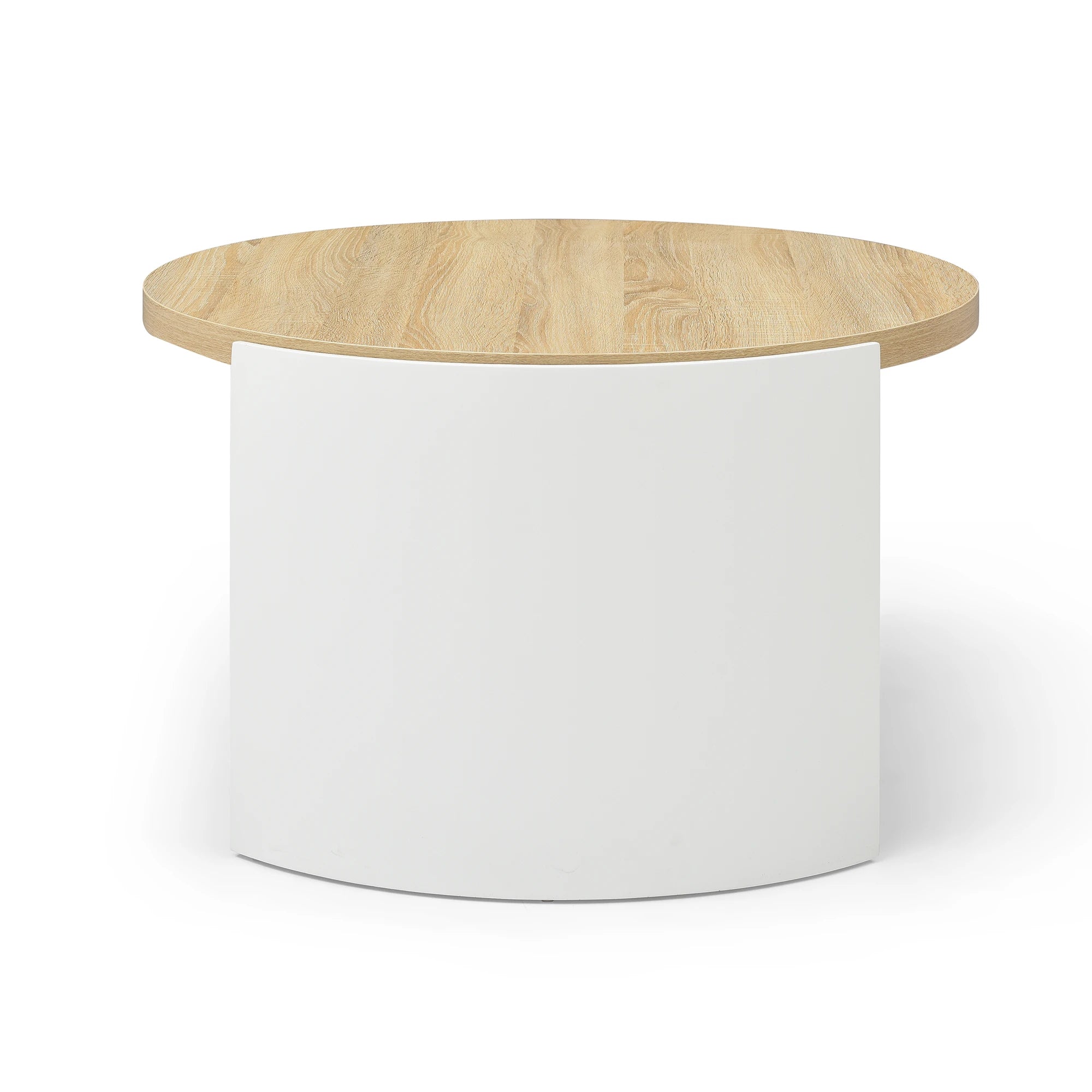 31" Modern Minimalist Round Coffee Table