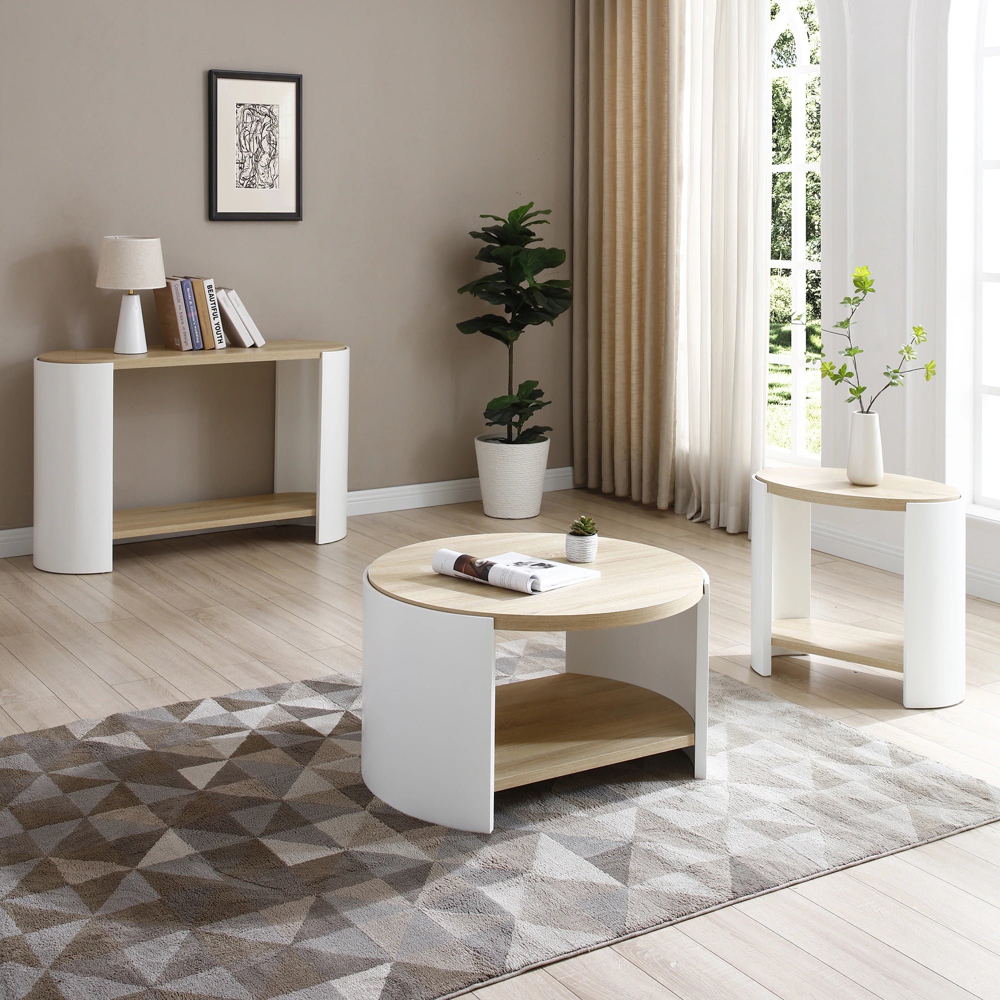 48" Modern Minimalist Console Table