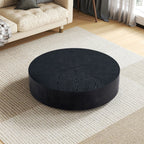 35" Modern Round Drum Coffee Table