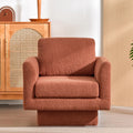 360° Swivel Modern Accent Chair with Teddy Sherpa Fabric