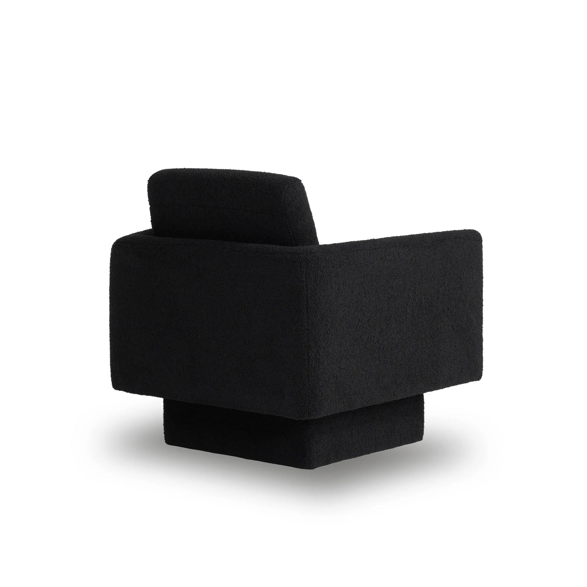360° Modern Comfy Swivel Accent Chair Armchair with Teddy Sherpa Boucle Fabric