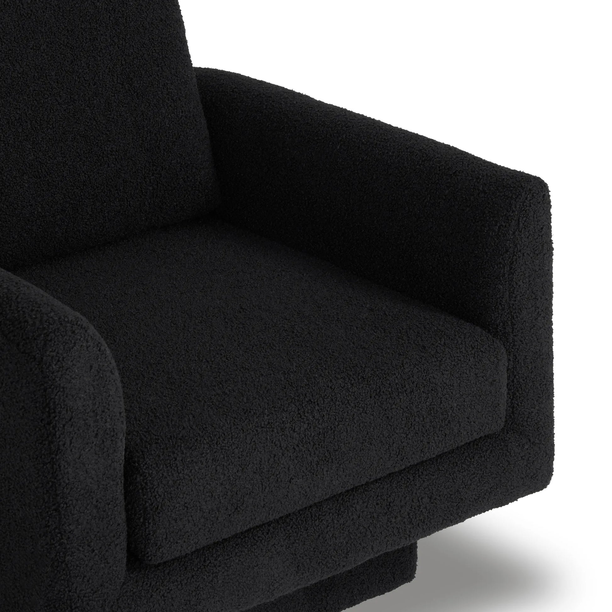 360° Modern Comfy Swivel Accent Chair Armchair with Teddy Sherpa Boucle Fabric