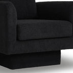 360° Swivel Modern Accent Chair with Teddy Sherpa Fabric