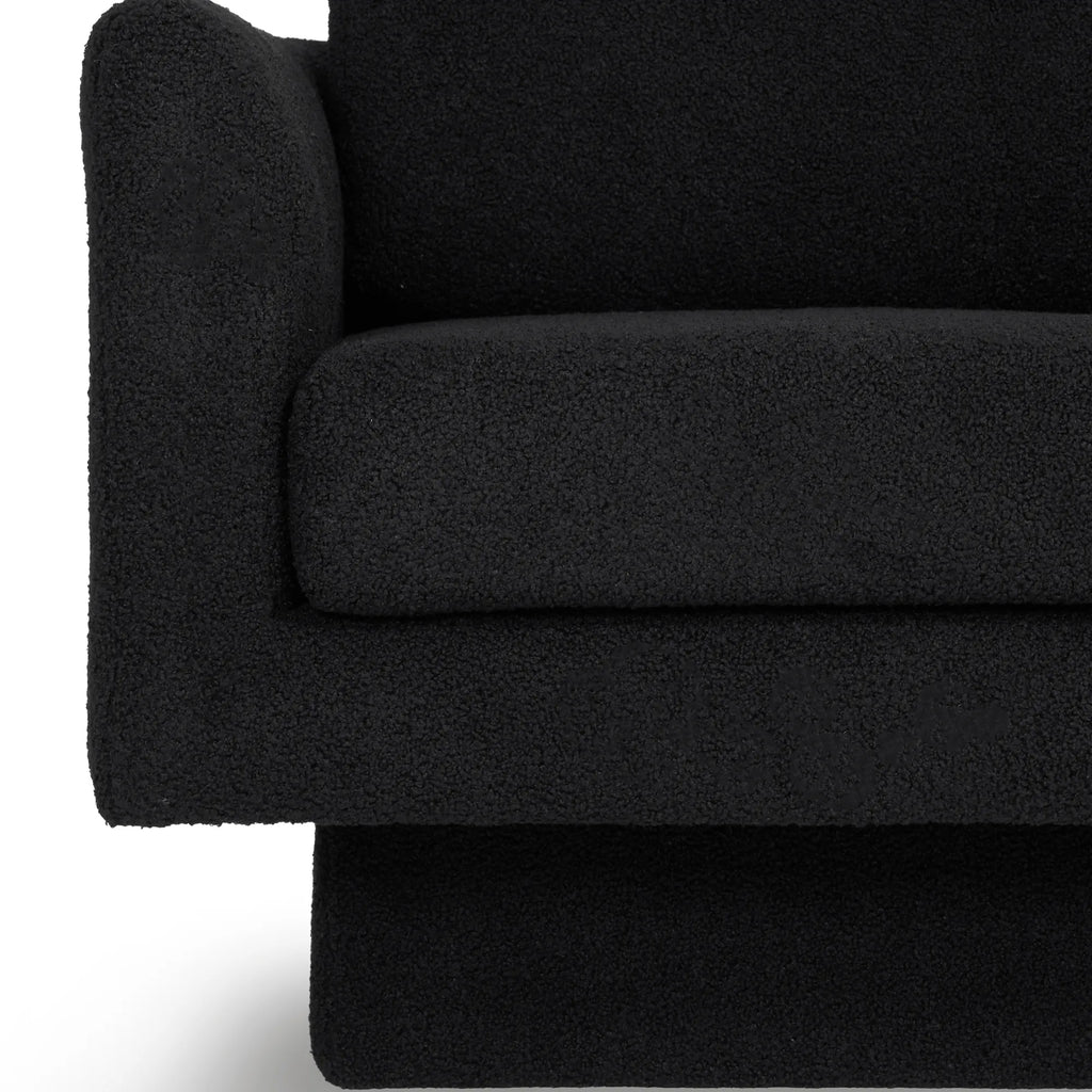 360° Modern Comfy Swivel Accent Chair Armchair with Teddy Sherpa Boucle Fabric