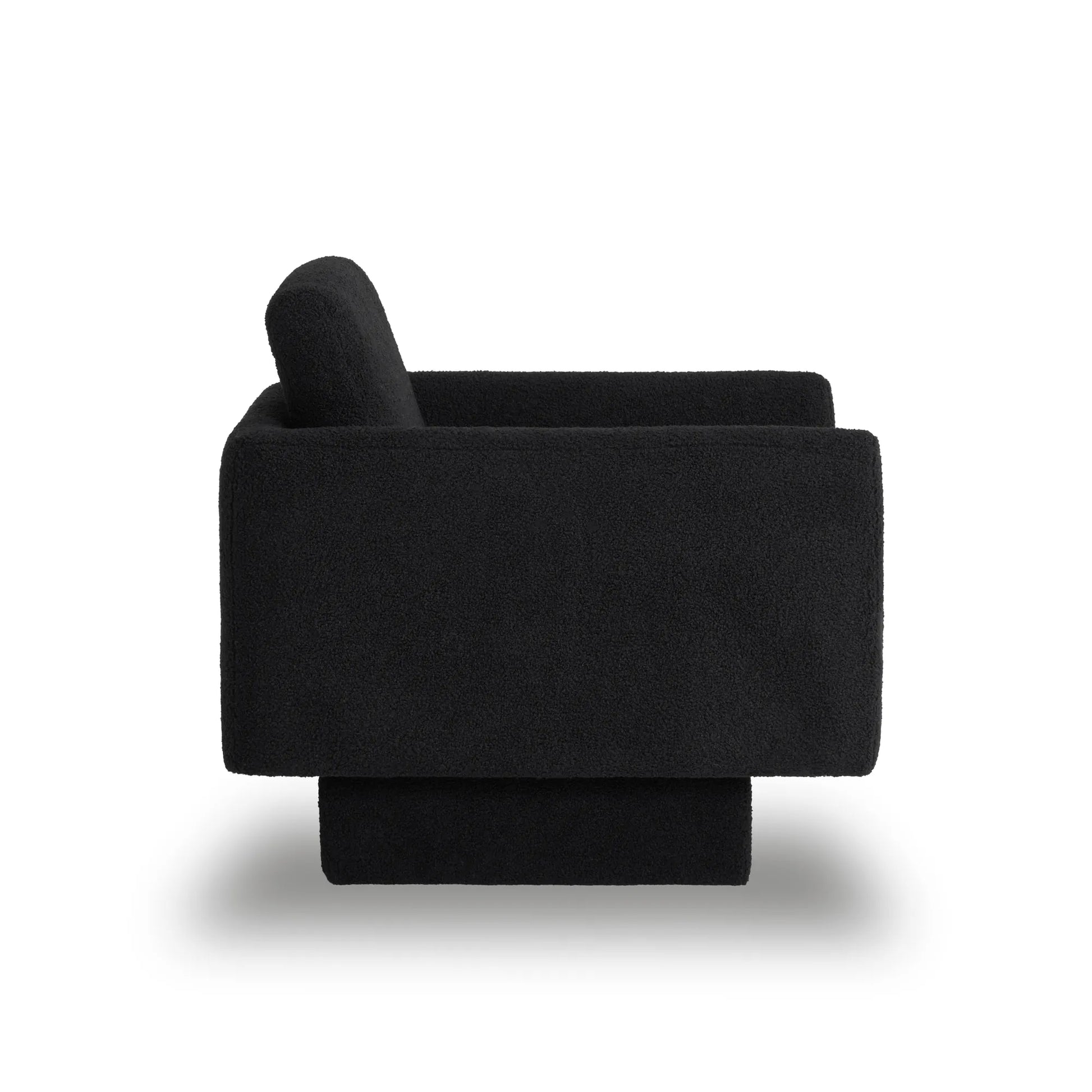 360° Modern Comfy Swivel Accent Chair Armchair with Teddy Sherpa Boucle Fabric