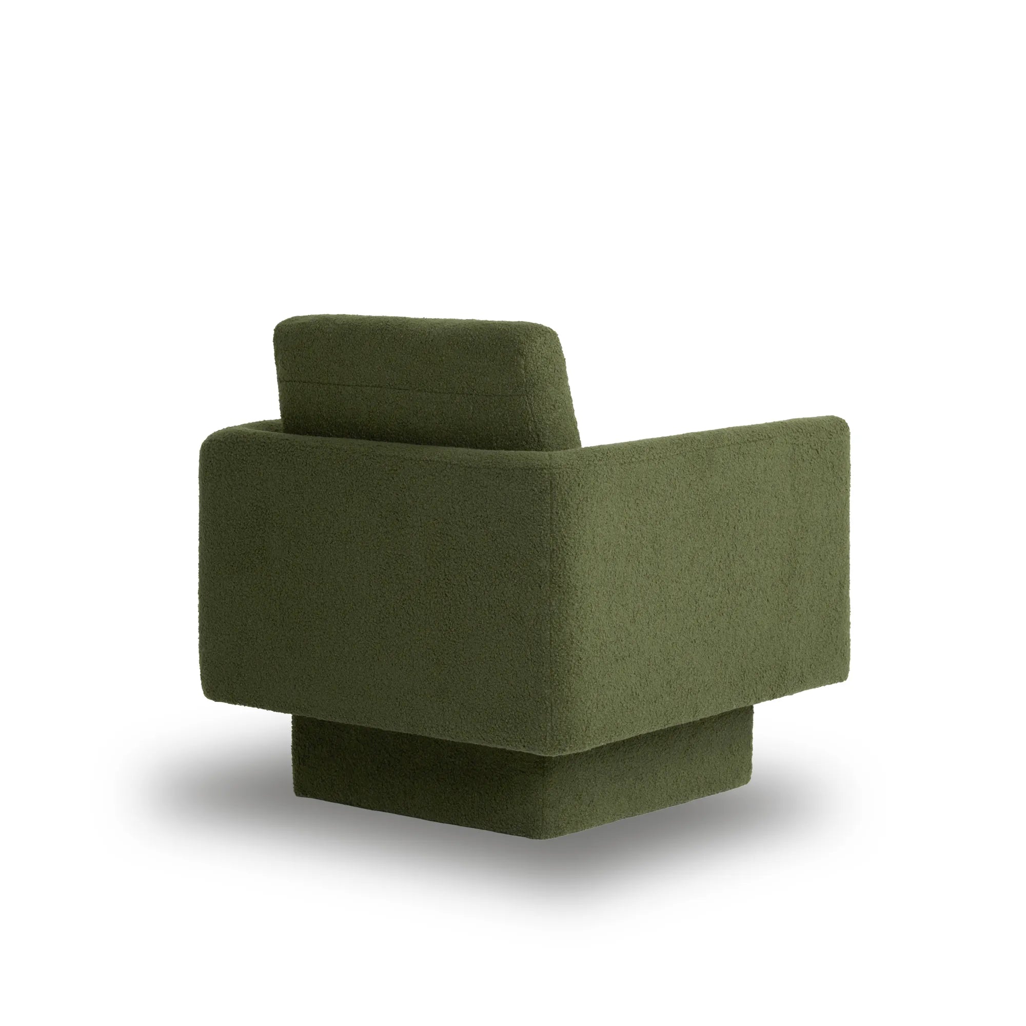 360° Swivel Modern Accent Chair with Teddy Sherpa Fabric