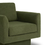 360° Swivel Modern Accent Chair with Teddy Sherpa Fabric