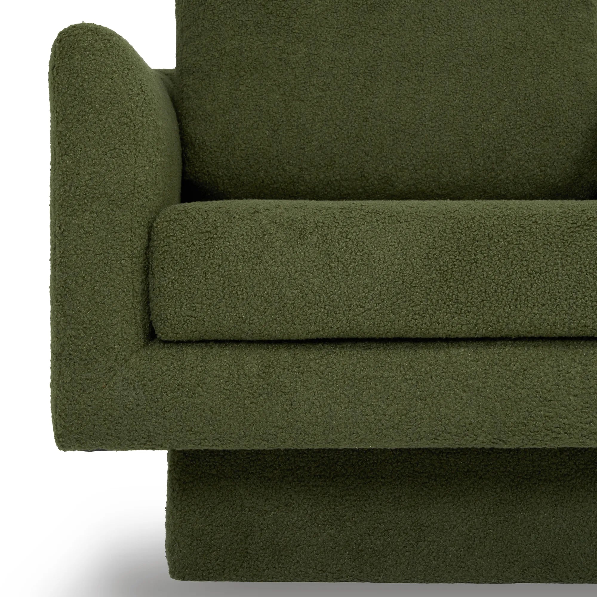 360° Swivel Modern Accent Chair with Teddy Sherpa Fabric