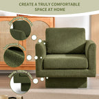 360° Swivel Modern Accent Chair with Teddy Sherpa Fabric