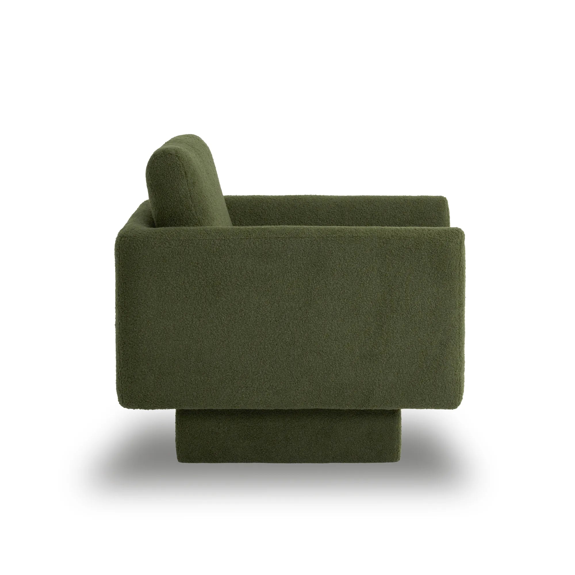 360° Swivel Modern Accent Chair with Teddy Sherpa Fabric