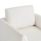 360° Swivel Modern Accent Chair with Teddy Sherpa Fabric