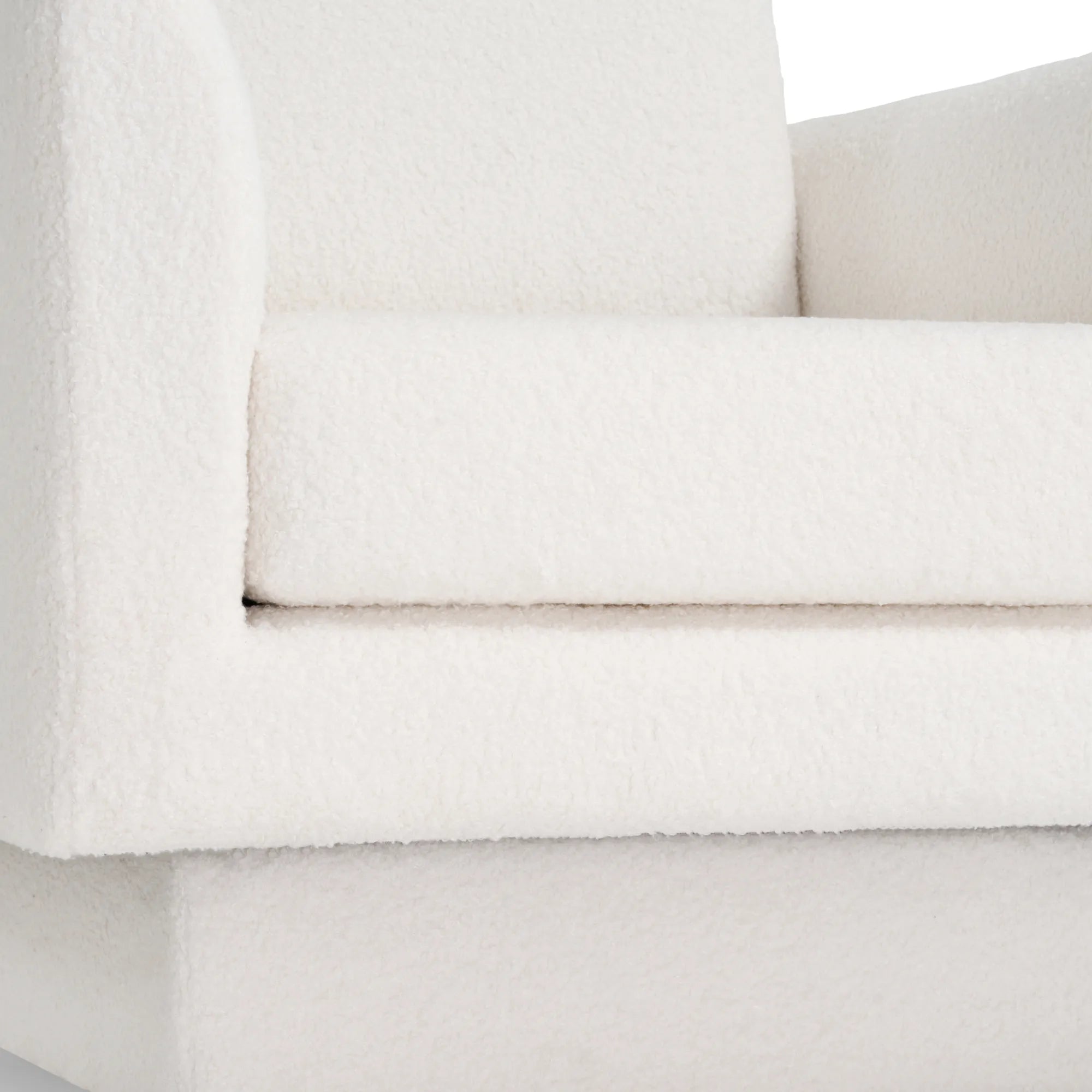 360° Swivel Modern Accent Chair with Teddy Sherpa Fabric