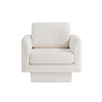 360° Swivel Modern Accent Chair with Teddy Sherpa Fabric