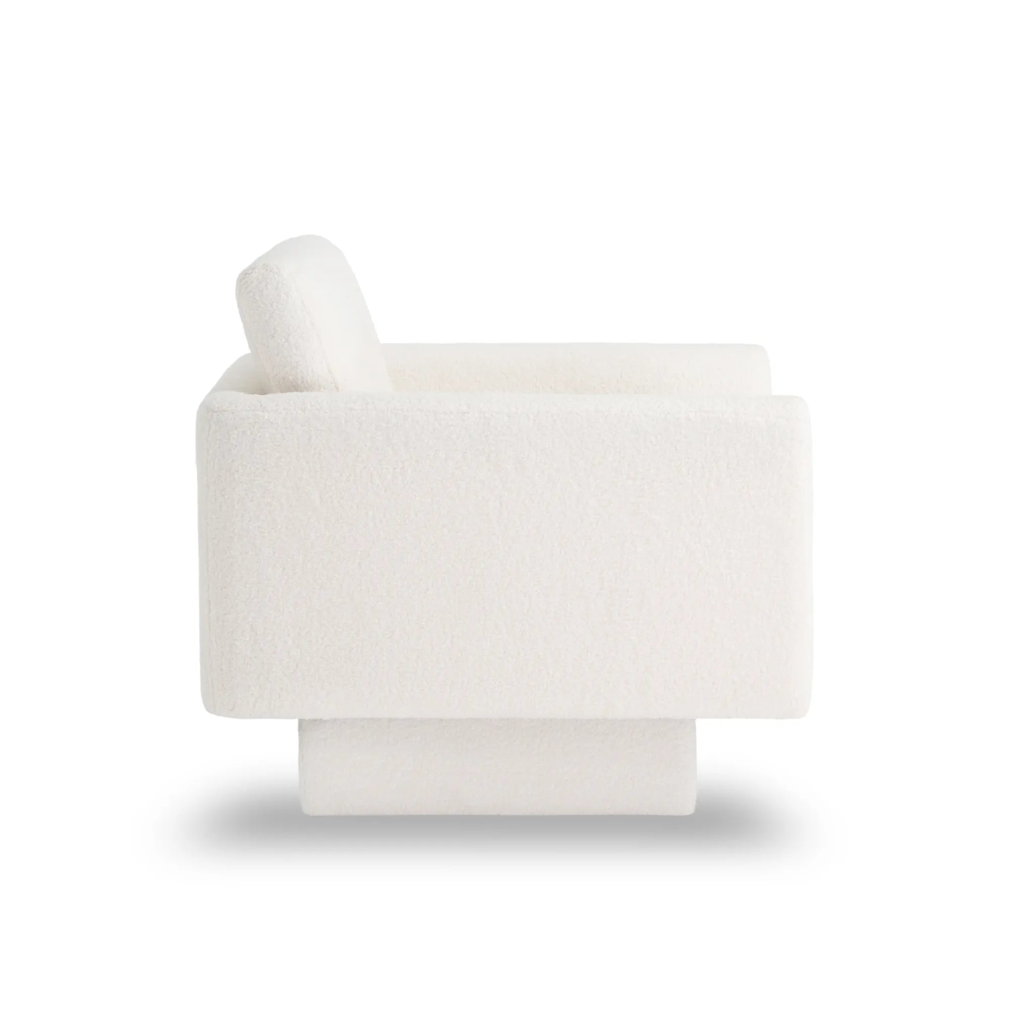 360° Swivel Modern Accent Chair with Teddy Sherpa Fabric