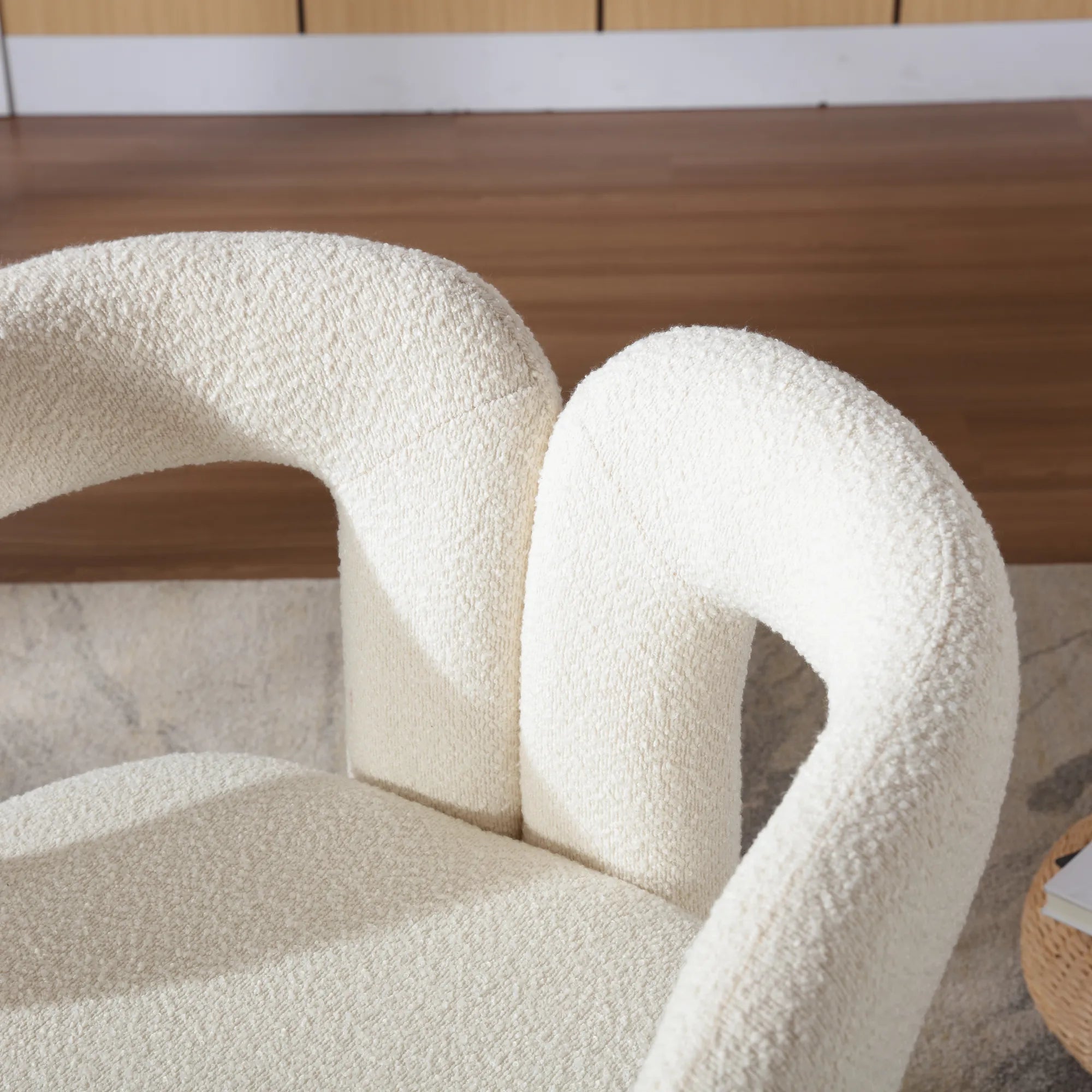 360° Swivel Cuddle Barrel Accent Chair With Fluffy Fabric