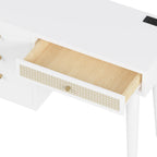 39” Boho Makeup Vanity Set with Stool
