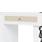 39” Boho Makeup Vanity Set with Stool